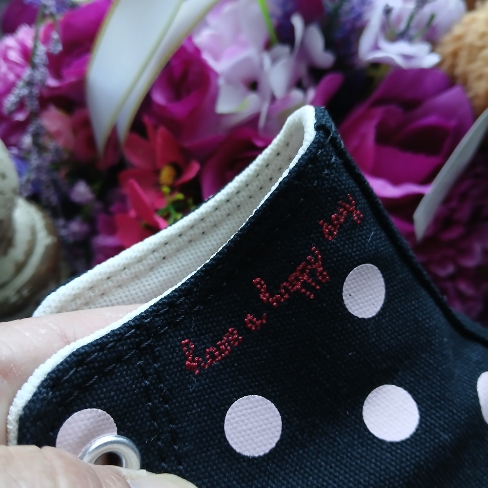 Sold CTAS Lift Hi Polk-A-Dot Platform/Lifestyle Shoes Size 7.5 for Women - Picture 5 of 11